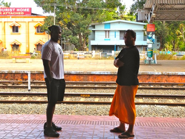 the majority of our time was spent waiting on trains